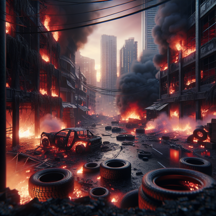 Μολάοι: Πυρκαγιά σε επιχείρηση ελαστικών – Εκτενείς υλικές ζημιές (βίντεο)