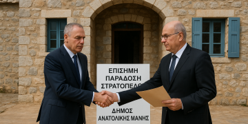 Στο Δ. Ανατολικής Μάνης και επίσημα η παραχώρηση του στρατοπέδου «Μαντουβάλου»