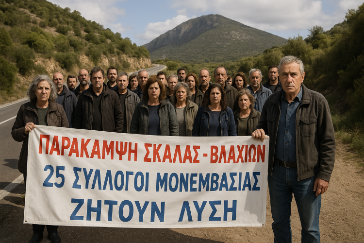 Παράκαμψη Σκάλας – Βλαχιώτη: 25 φορείς της Μονεμβασίας απαιτούν λύση – monemvasianews.gr