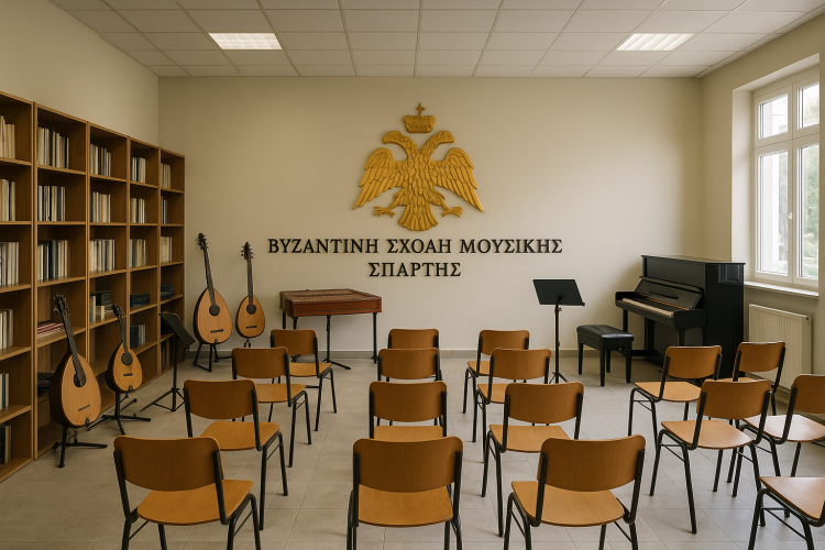 Η Σχολή Βυζαντινής Μουσικής Σπάρτης σε Νέες Υπερσύγχρονες Εγκαταστάσεις